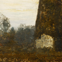 Criqueboeuf Church, Normandy by Homer Dodge Martin - 0_67164feb79e456cb766b906a
