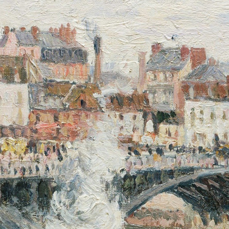 Morning, An Overcast Day, Rouen by Camille Pissarro - 0_67312f8212f9211d49d3d776