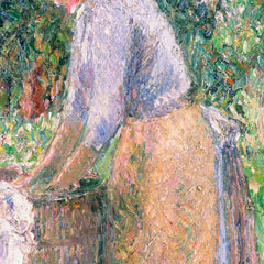 A Washerwoman at Éragny by Camille Pissarro - 0_673135f312f9211d49d3d798