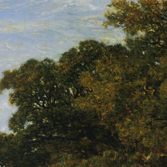 The Edge of the Woods at Monts-Girard, Fontainebleau Forest by Théodore Rousseau - 0_6731365112f9211d49d3d79f