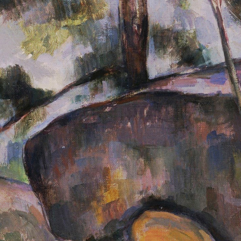 Rocks in the Forest by Paul Cézanne - 0_67327e7912f9211d49d3d87a