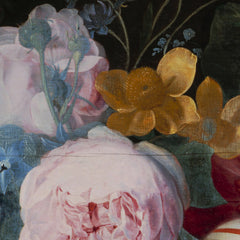 Trompe-l'Oeil Still Life with a Flower Garland and a Curtain by Adriaen van der Spelt - 0_673900f2746ff704b89f8798