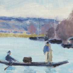 The Seine at Port-Marly, Piles of Sand by Alfred Sisley - 0_6739050f746ff704b89f87f7