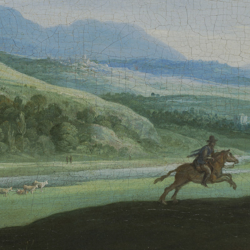 Landscape with Hunters by Paul Bril - 0_67390b1a746ff704b89f88a2