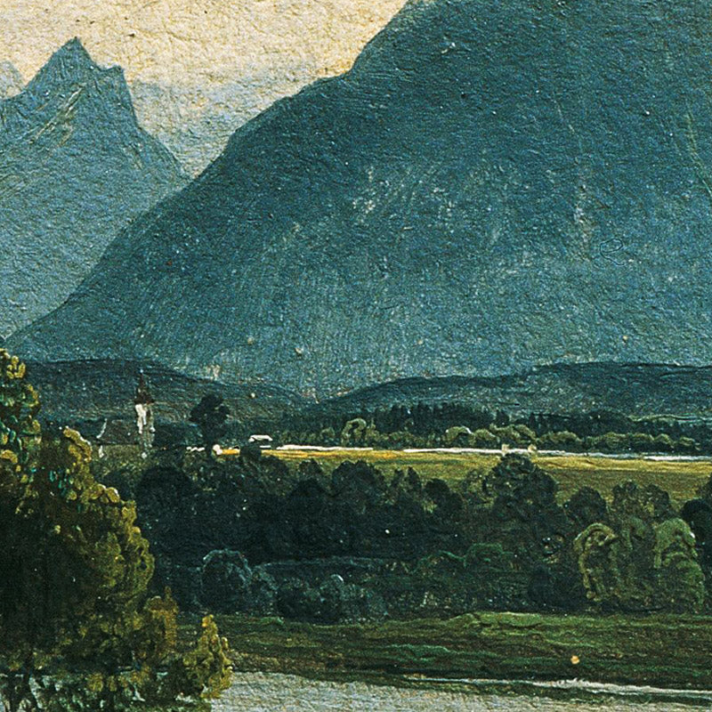 View of Liefering by Friedrich August Mathias Gauermann - 0_673c96105e0c5e198f5ec57d