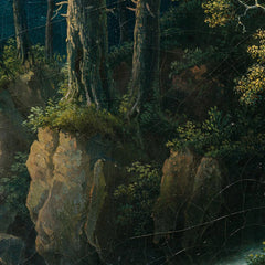 The waterfall of the Ilse on the Brocken in the Harz Mountains by Hermann Josef Neefe - 0_673ca8965e0c5e198f5ec5e0
