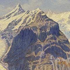 Wetterhorn, Mettenberg and Eiger with the two intervening Grindelwald Glaciers by Johann Michael Sattler - 0_673ccdb45e0c5e198f5ec69b