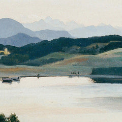 Carinthian Landscape (Lake Kraiger with Ulrichsberg) by Hans Frank - 0_673ccee85e0c5e198f5ec6a1