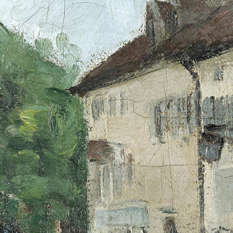 Street in Pontoise (Rue de Gisors) by Camille Jacob Pissarro - 0_673cd2cd5e0c5e198f5ec6a4
