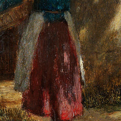 Chickens in front of a farmhouse by Constant Troyon - 0_673cd2e25e0c5e198f5ec6a6