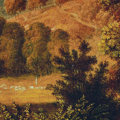 Italian Landscape with Ploughing Farmer (The Serpentara near Olevano, Landscape near Paliano) by Josef Anton Koch - 0_673cde755e0c5e198f5ec6f5