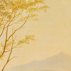 Italian landscape with sunset by Joseph Rebell - 0_673cdefe5e0c5e198f5ec709