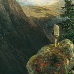 Front Gosausee against Dachstein by Wilhelm Steinfeld - 0_673cdf2f5e0c5e198f5ec70e