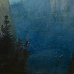 Mountain landscape with lake by Unknown - 0_673ce3bf5e0c5e198f5ec730