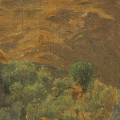 View of the mountain town of Mola near Taormina by Ferdinand Georg Waldmüller - 0_67434064faa684e1cf4ba552