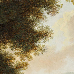 Forest landscape with wayside shrine by Christian Hilfgott Brand - 0_67434252faa684e1cf4ba58b