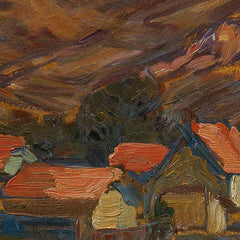 Landscape with Houses and Mountain by Johanna Kampmann-Freund - 0_67435294faa684e1cf4ba5bf