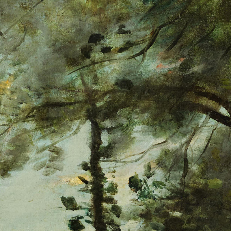 Tree landscape (Evening) by Jean-Baptiste Camille Corot - 0_67435310faa684e1cf4ba5c5
