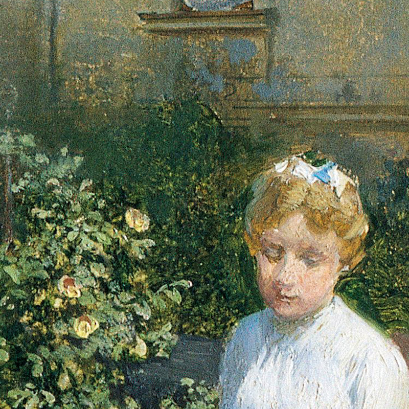 Girl in the Garden of a Villa by Julius Victor Berger - 0_67435662faa684e1cf4ba5d6