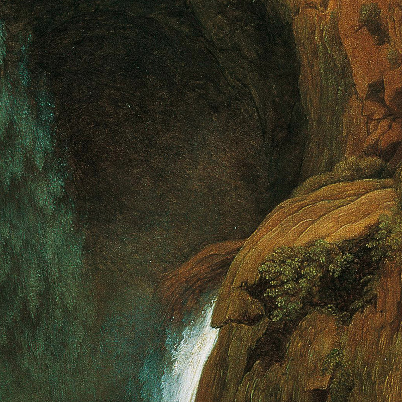The Neptune Grotto (Waterfall at Tivoli) by Johann Martin von Rohden - 0_6743577efaa684e1cf4ba5ed
