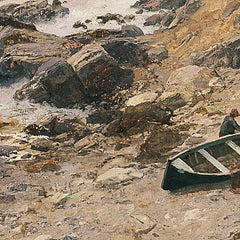 At the Riviera (Rocky Coast) by Alfred Zoff - 0_67437bc2faa684e1cf4ba63b