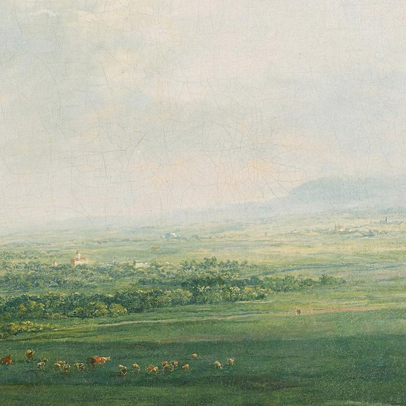 Laxenburg from the Münkendorfer Lusthaus towards the southwest by Johann Christian Brand - 0_67438075faa684e1cf4ba691