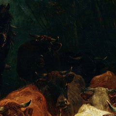 Return of the Cattle Herd in Autumn by Johann Friedrich Voltz - 0_67438078faa684e1cf4ba693