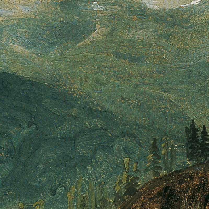 The Dachstein from the Plassen near Hallstatt by Friedrich August Mathias Gauermann - 0_674380f3faa684e1cf4ba69f