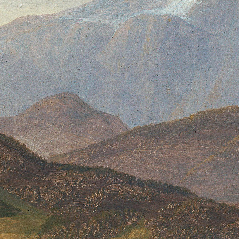 Landscape with Snow Mountain by Josef Feid - 0_67438285faa684e1cf4ba6b6