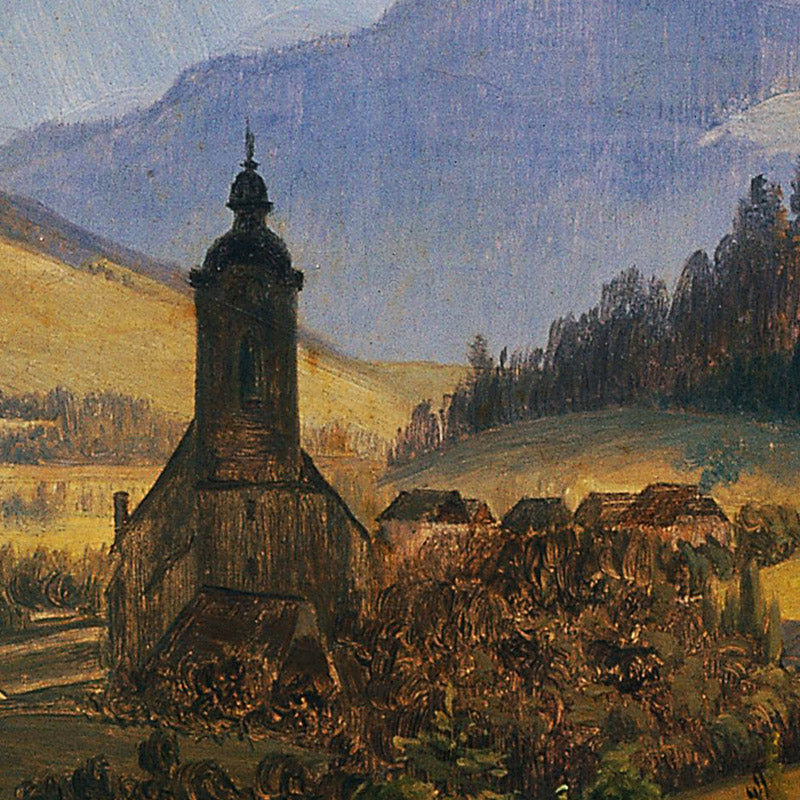 The Josephsberg near Mariazell by Anton Schiffer - 0_67438362faa684e1cf4ba6cf