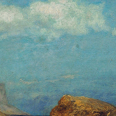 Seashore with Monte Pellegrino near Palermo by Leopold Carl Müller - 0_67438579faa684e1cf4ba6fa