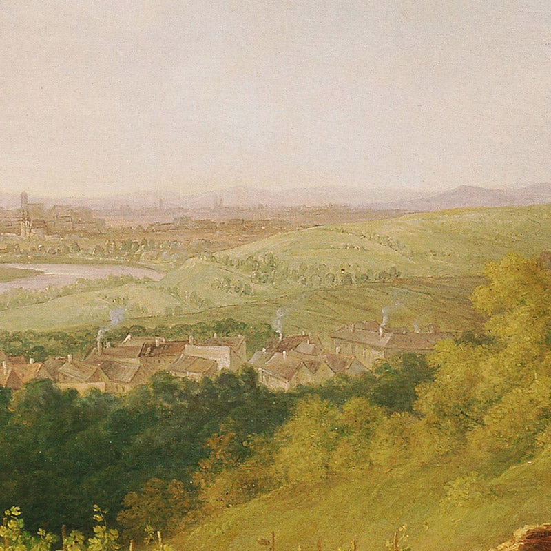 View of the main and imperial city of Vienna from the viewpoint near Nussdorf by Josef Fischer - 0_67448270faa684e1cf4ba73b