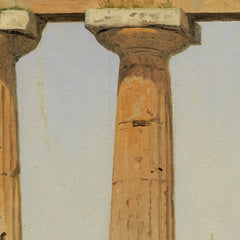 The Temple of Athena in Paestum by Constantin Hansen - 0_676729d1b7c995d950163f46