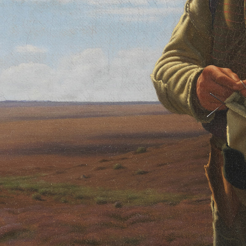 A Jutland Sheperd on the Moors by Frederik Vermehren - 0_67672a54b7c995d950163f56