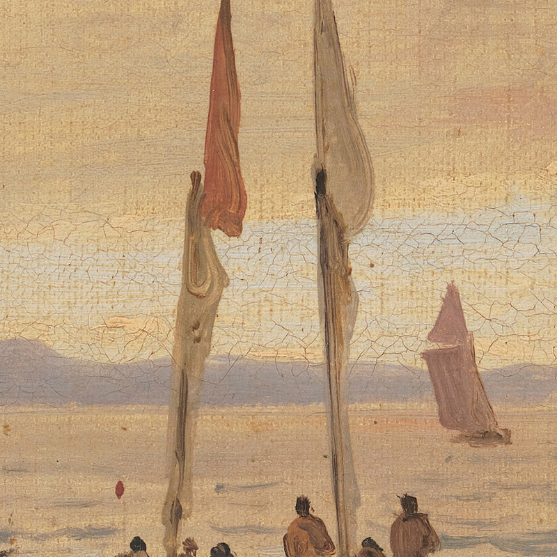 Returning fishermen welcomed at Hornbæk Beach by Carl Neumann - 0_67672ae7b7c995d950163f6f