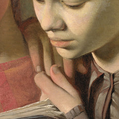 The Artist's Sisters Signe and Henriette Reading a Book by Constantin Hansen - 0_67672d48b7c995d950163f95