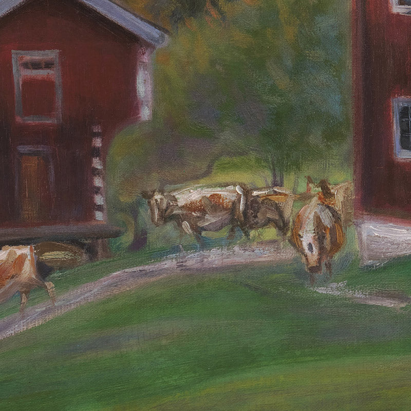 Farmyard at Åse in Telemarken, Norway by Halfdan Egedius - 0_67672f8fb7c995d950163fd6