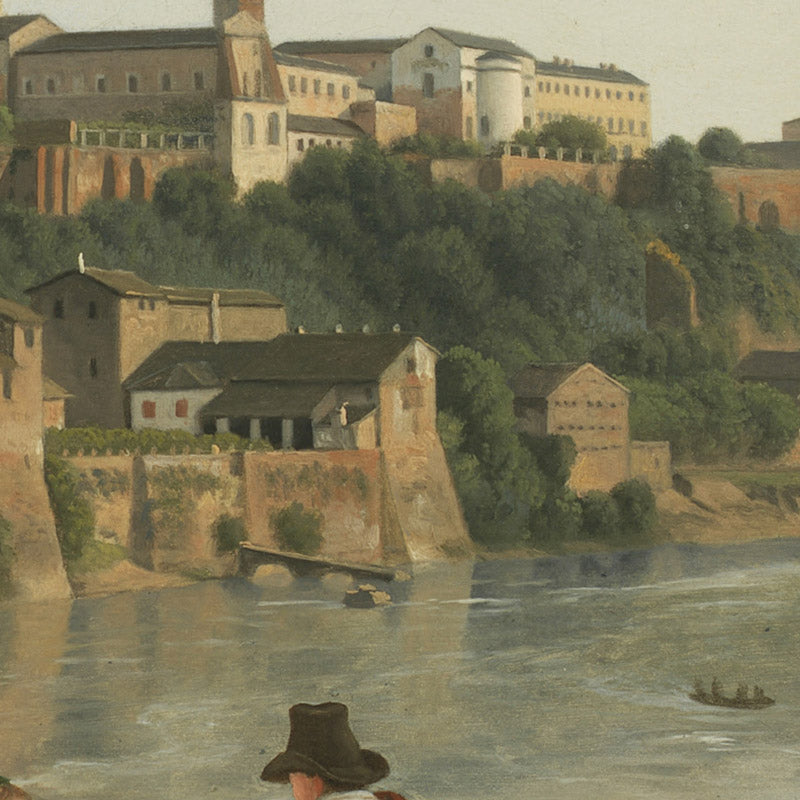 View of the Tiber towards the Aventin Hill in Rome by C.W. Eckersberg - 0_676730eab7c995d95016400d