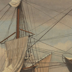 An American Naval Brig Lying at Anchor while Her Sails Are Drying by C.W. Eckersberg - 0_67673dd5b7c995d950164063