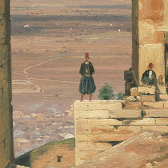 Greeks Working in the ruins of the Acropolis by Martinus Rørbye - 0_67673e2db7c995d950164077