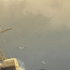 A steamship in a storm in the Atlantic Ocean by Carl Bille - 0_6767481ab7c995d9501640ea