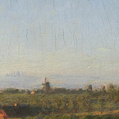 Landscape at Kolding, Jutland, at Sunset by Julius Paulsen - 0_67674a29b7c995d950164139
