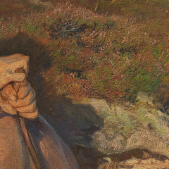 An old woman "Bette Dorte" on the heath by Knud Larsen - 0_67674a50b7c995d950164141