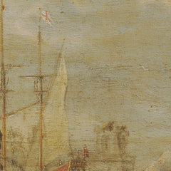 Harbour Scene with Antique Ruins by Jacobus Storck - 0_67674debb7c995d9501641c4