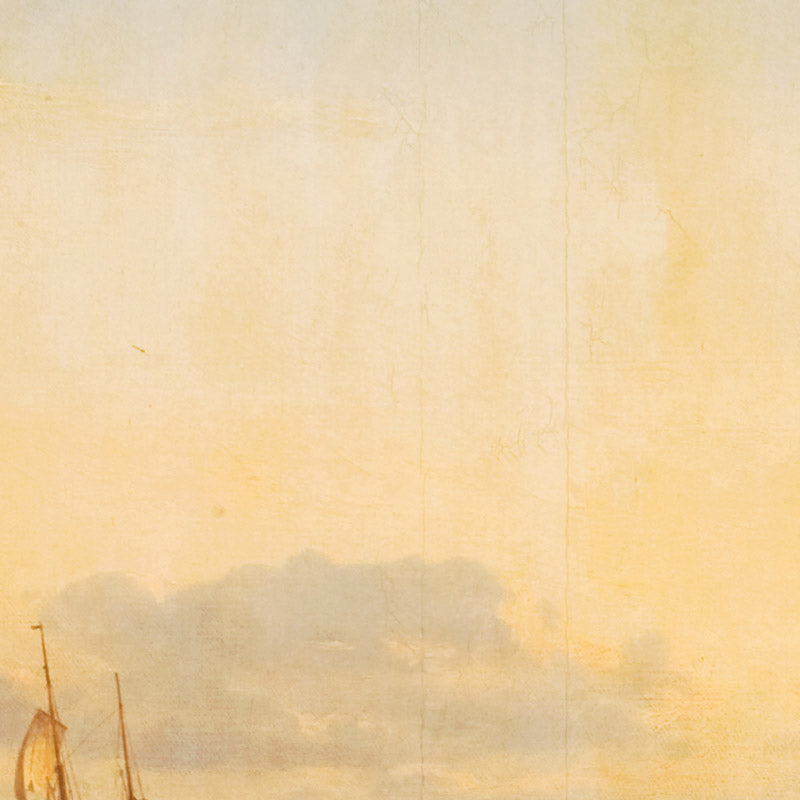 Evening by the Mediterranean. In the background Marseille and the island of If by Emanuel Larsen - 0_67674ee9b7c995d9501641e1