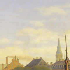 View from Gammel Strand towards Christiansborg by Heinrich Hansen - 0_67674f7ab7c995d9501641f9