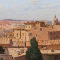 A View of Rome Seen from the Artist's Dwelling by H.J. Hammer - 0_6767507cb7c995d95016421f