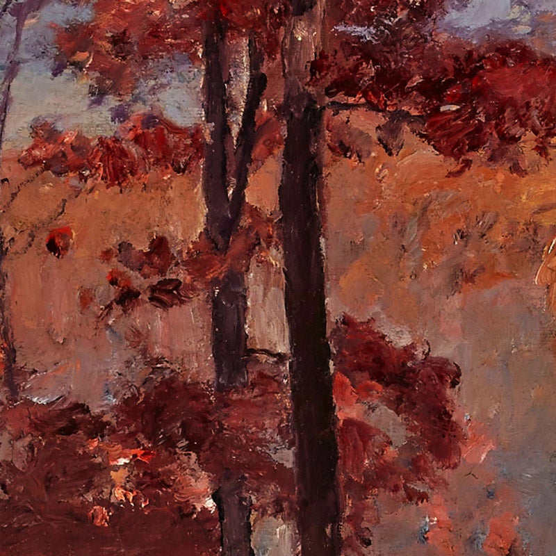 When the Oaks are Red (Brookville Landscape) by T.C. Steele - 0_676eea23e83ae7ff01b29aba