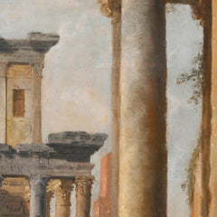 Ruins with the Temple of Antoninus and Faustina by Giovanni Paolo Panini - 0_676eeaa6e83ae7ff01b29acd