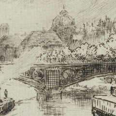 View of the Pont des Saints-Pères by Felix Bracquemond - 0_6845fe33489bc5bada5cf706